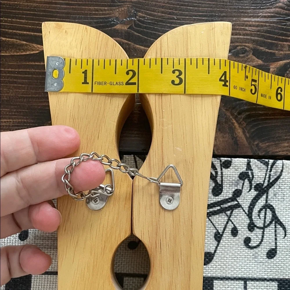 Natural Oversized Wood Clothespin Wall Decor